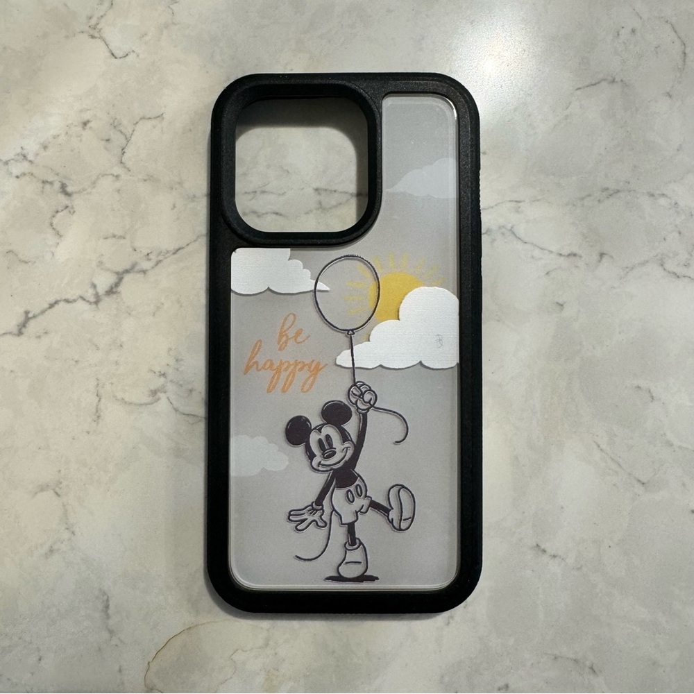 D-Tech Disney Parks Mickey Be Happy Balloon Phone Case iPhone 15 Pro